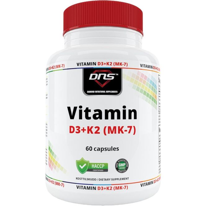 Hovedbilde Vitamin D3 + K2 (MK-7) - 60 caps