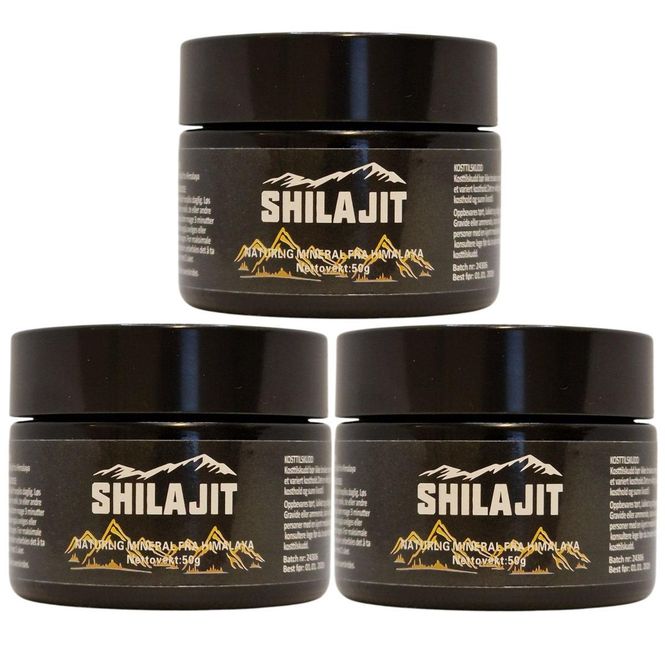 Hovedbilde 3-pack Shilajit Resin Himalaya - 3 x  50 gram