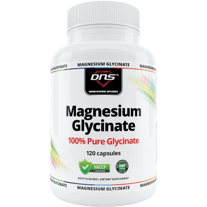 Hovedbilde 100% Magnesium Glycinate - 120 kapsler