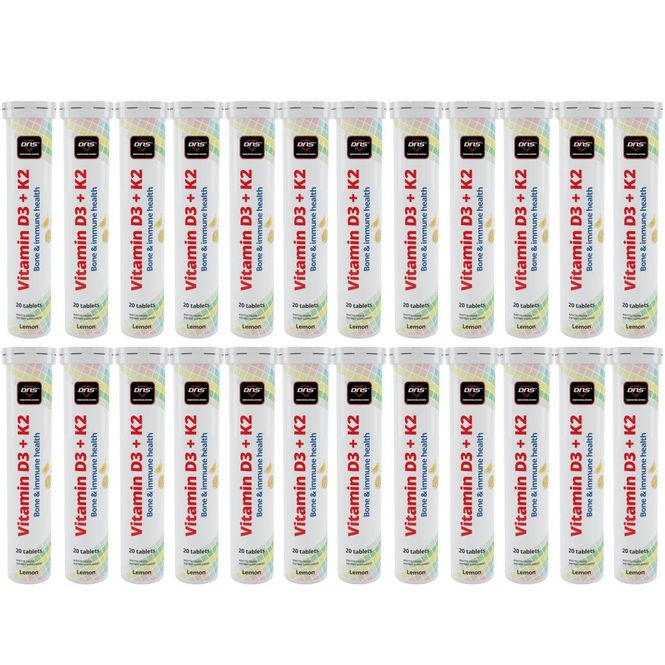 Hovedbilde 24-pack Vitamin D3 + K2 - 24 x 20 brusetabletter