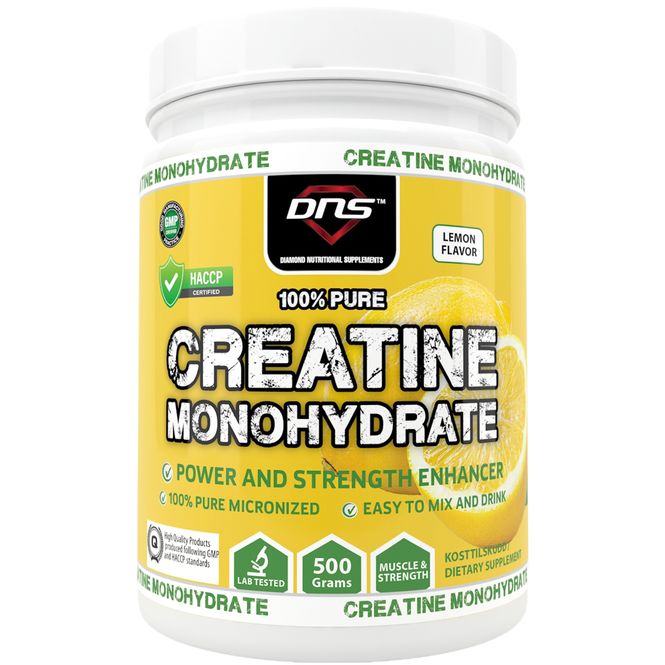 Hovedbilde Creatine Monohydrate Lemon smak - 500 gram 