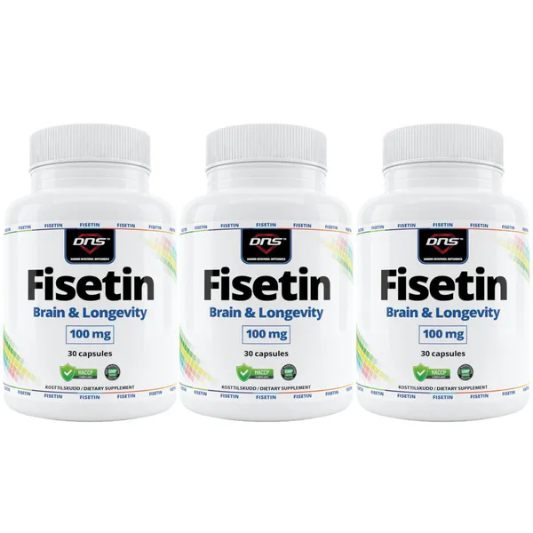 3-pack Fisetin - 3 x 30 kapsler