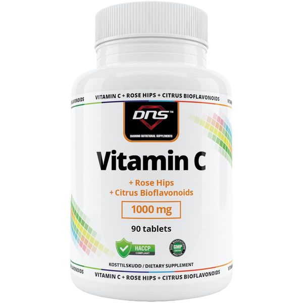 Vitamin C + Rose hips - 90 tabletter