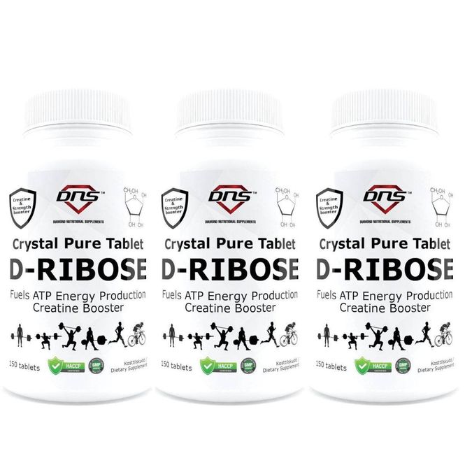 Hovedbilde 3-Pack 100% D-Ribose Creatine-booster - 3 x 150 tabs 
