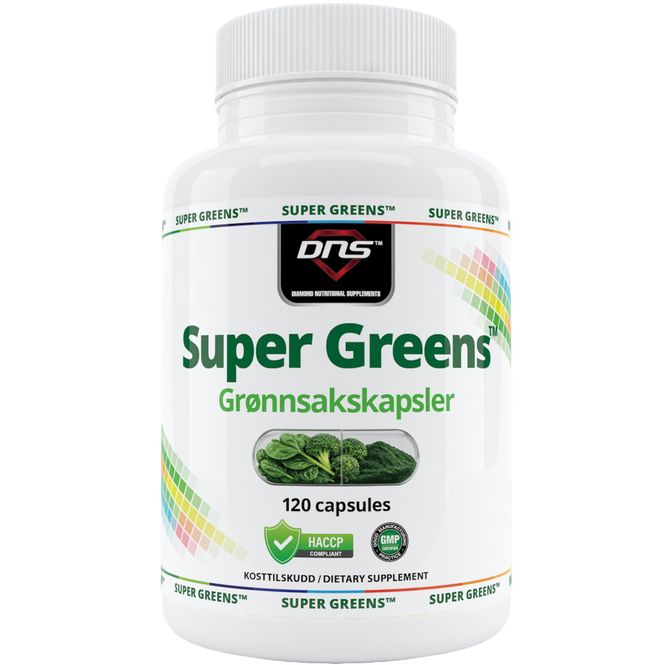Hovedbilde Super Greens Grønnsakskapsler - 120 kapsler