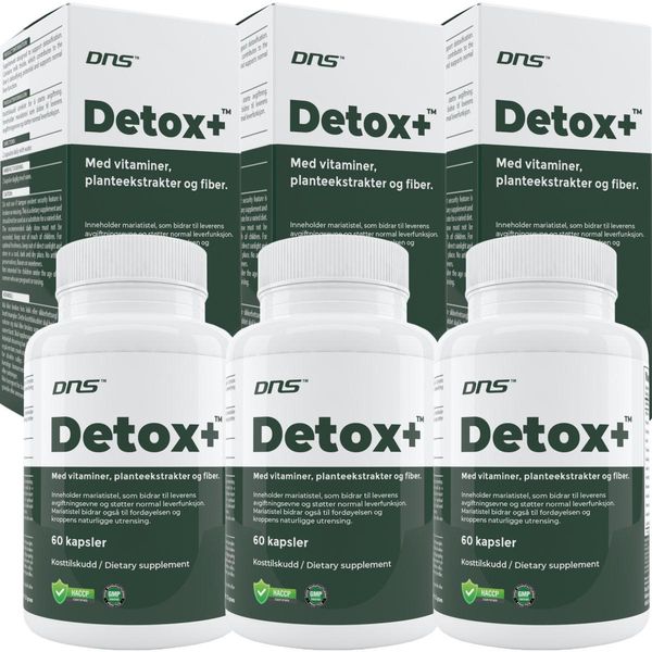 3-pack Detox+™ - 3 x 60 kapsler