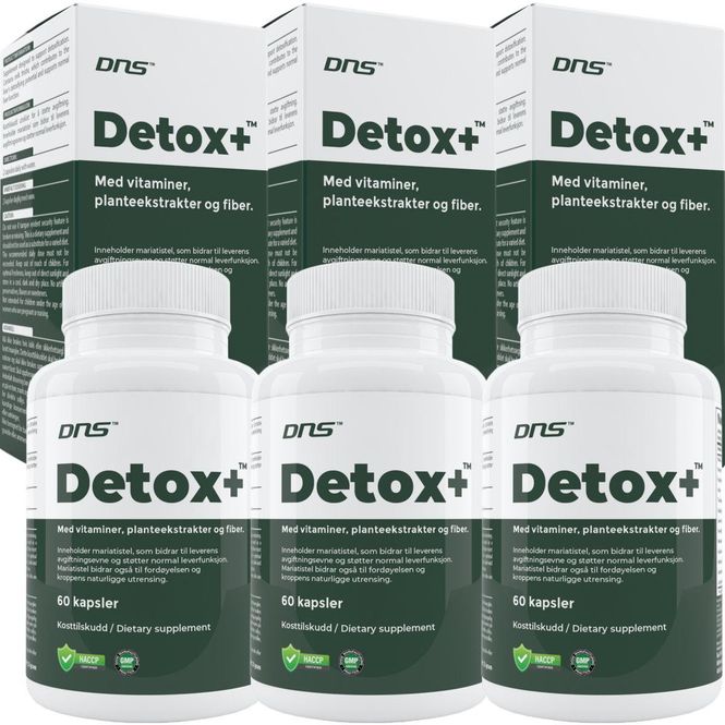 Hovedbilde 3-pack Detox+™ - 3 x 60 kapsler