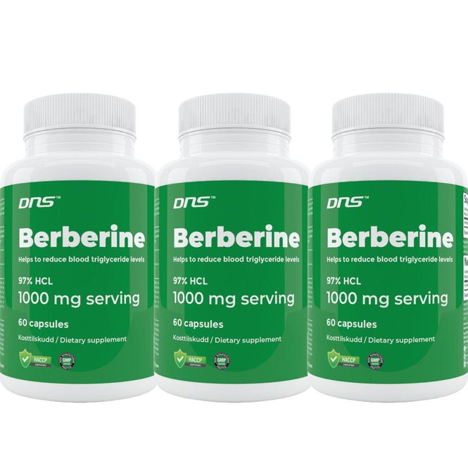 Hovedbilde 3-pack Berberine 1000 mg - 3 x 60 kapsler