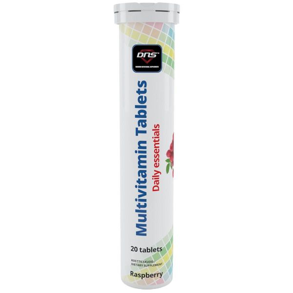 Multivitamin - Raspberry - 20 Brusetabletter