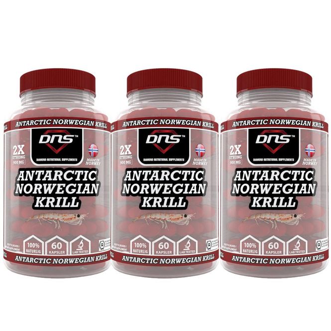 Hovedbilde 3-pack Antarctic Norwegian Krill Double Strength - 3 x 60 kapsler