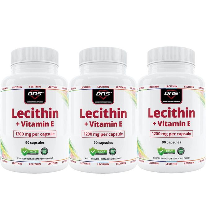 Hovedbilde 3-pack - Lecitin 1200 mg - 3 x 90 kapsler