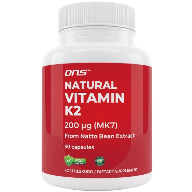 Hovedbilde Natural Vitamin K2 fra Natto (MK7) - 30 kapsler