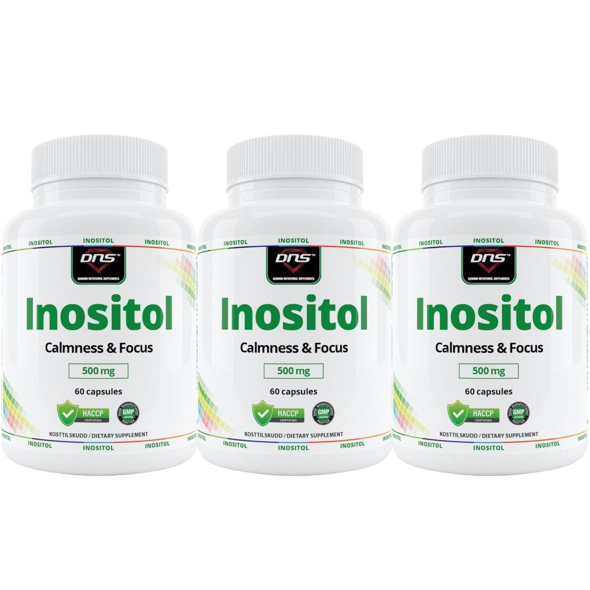 3-pack Inositol 500 mg - 3 x 60 kapsler