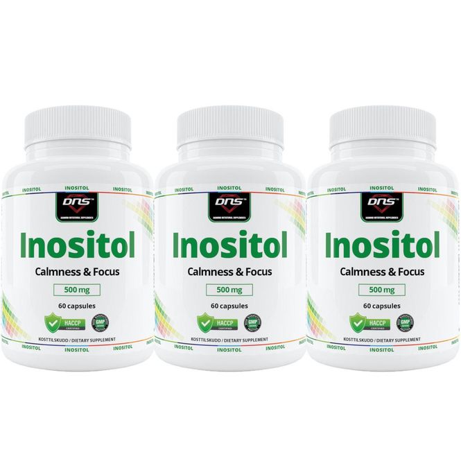 Hovedbilde 3-pack Inositol 500 mg - 3 x 60 kapsler
