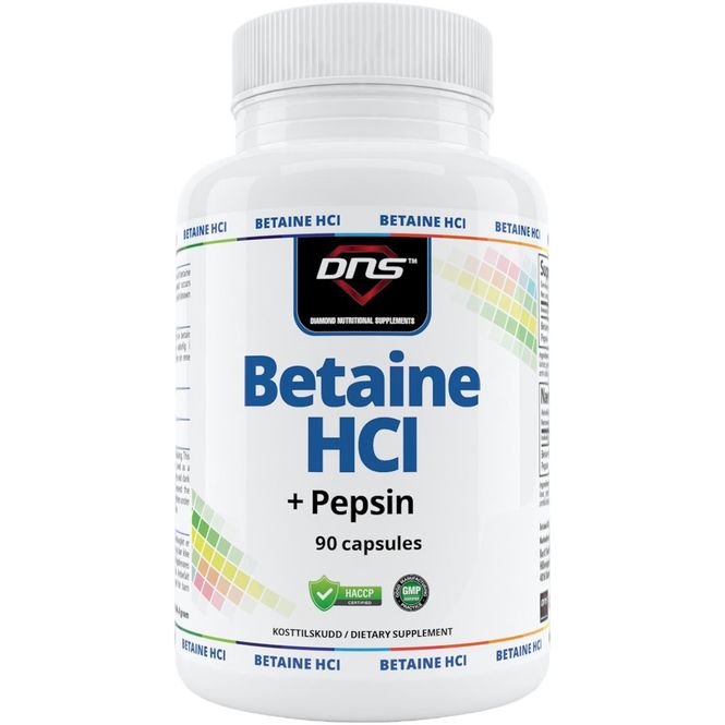 Hovedbilde Betaine HCl + pepsin - 90 kapsler