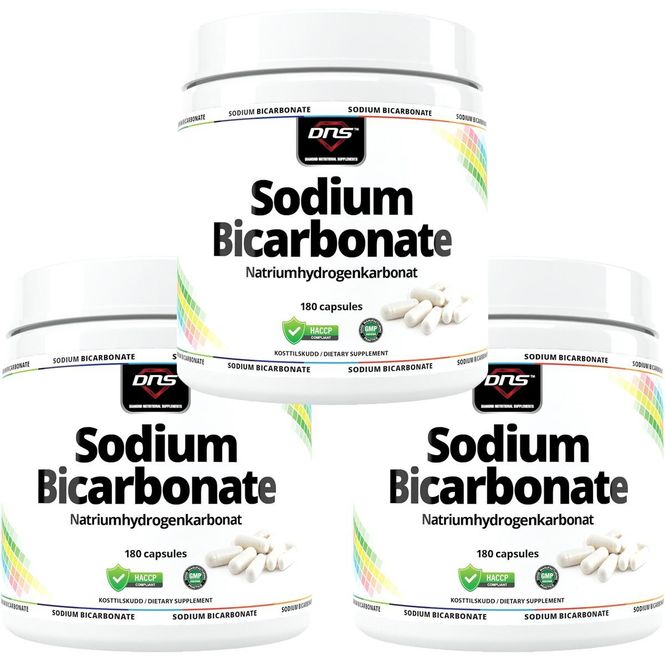 Hovedbilde 3-pack Sodium Bicarbonate - 3 x 180 kapsler