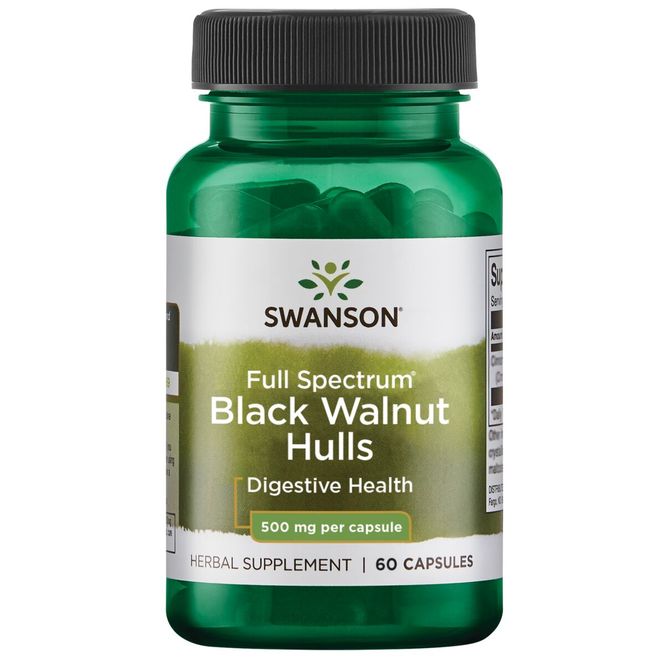 Hovedbilde Black Walnut Hulls - Digestive Health - 60 kapsler