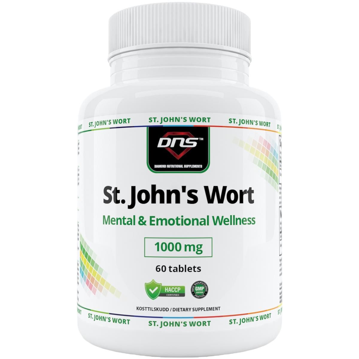 St. Johns Wort - Johannesurt Ekstrakt - 60 tabletter