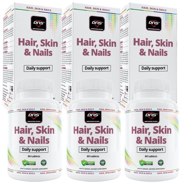 3-pack Hair, Skin & Nails - 60 tabletter