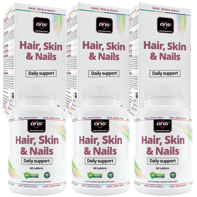 Hovedbilde 3-pack Hair, Skin & Nails - 60 tabletter