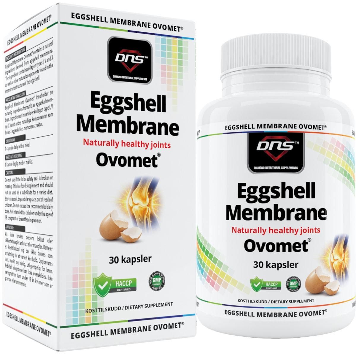 Eggshell Membrane Ovomet® - 30 kapsler