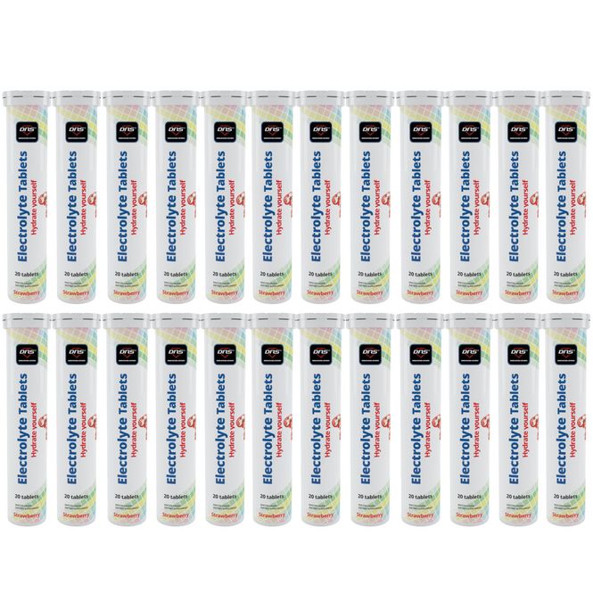 Hovedbilde 24-pack Electrolyte - Hydrate Yourself - 24 x 20 Brusetabletter - Strawberry
