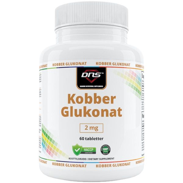 Hovedbilde Kobber Glukonat 2 mg - 60 tabletter